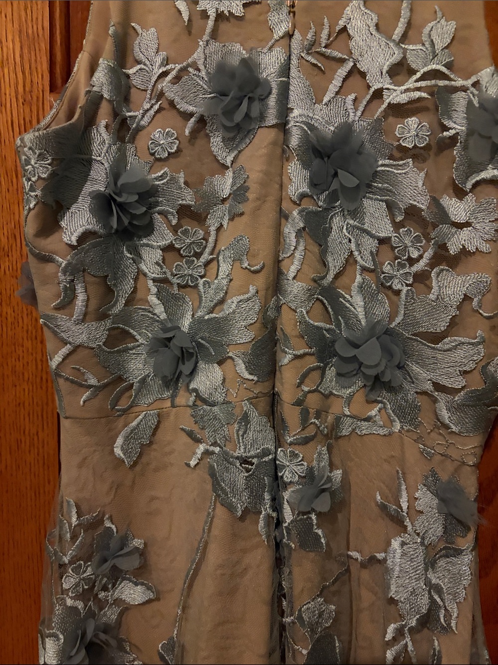 Dress the population Sleeveless Embroidered Lace OverlayDress in - Picture 10 of 15